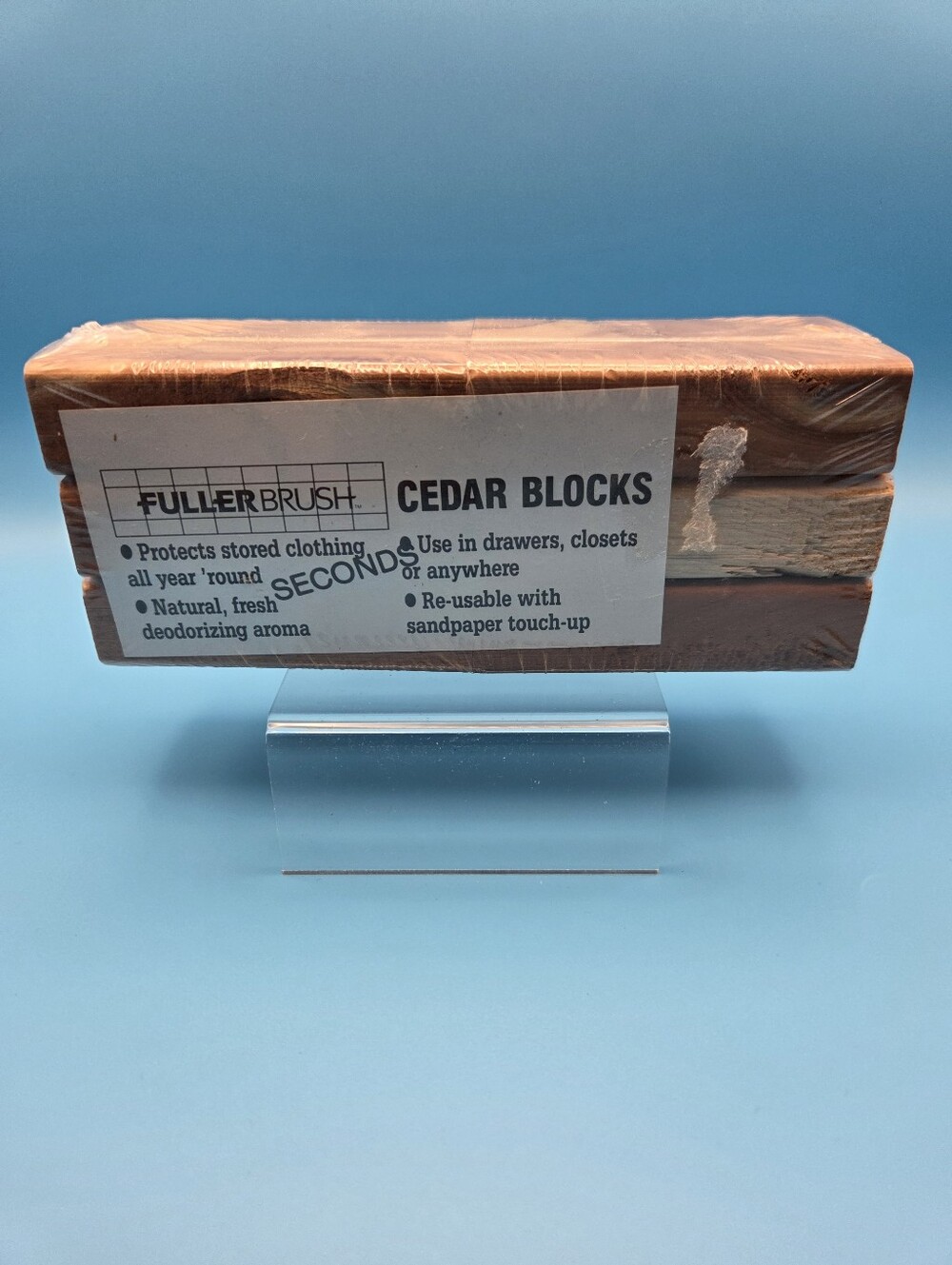 Fuller Brush Cedar Blocks Natural Fresh Deodorizing Aroma Set of 6 - NWT